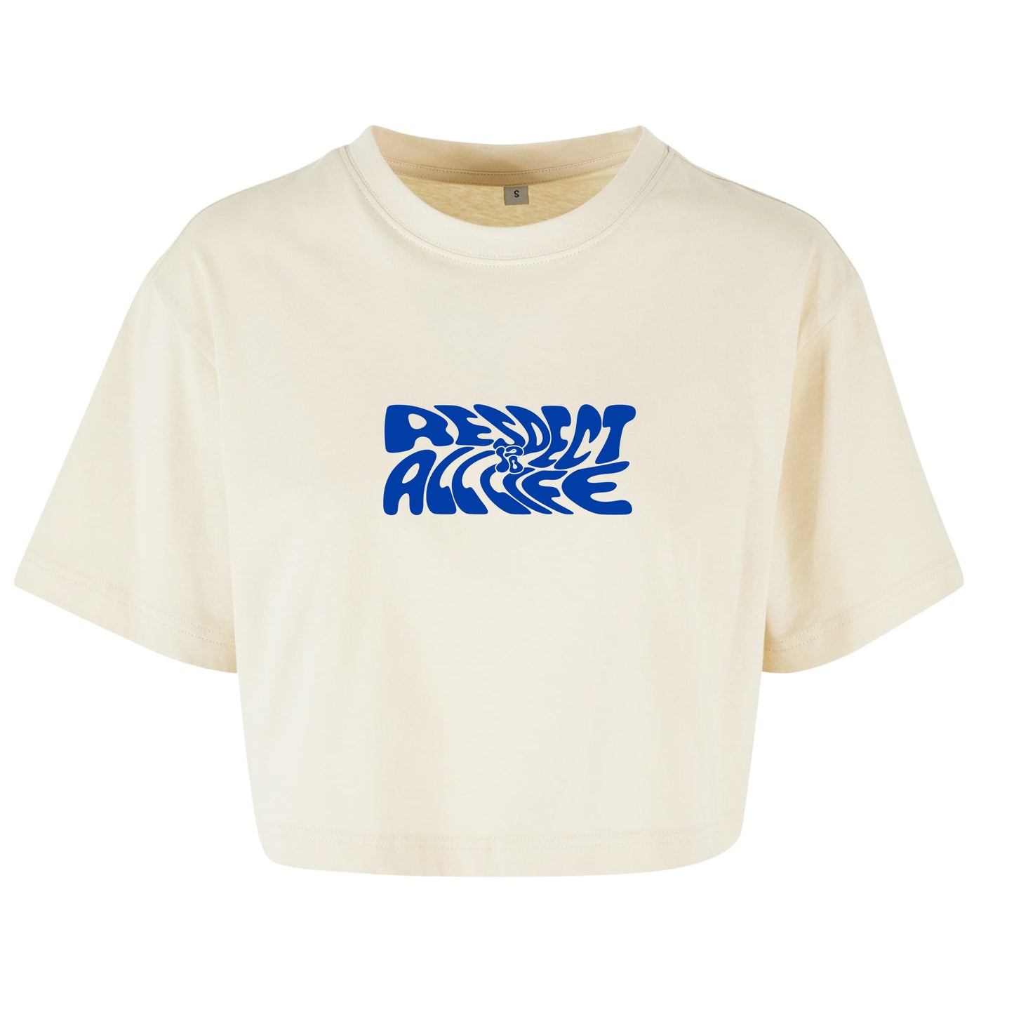 Respect all life - Oversized crop top