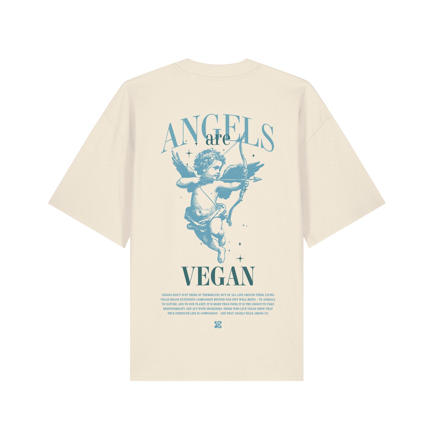 Angels are Vegan - Oversized T-Shirt