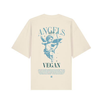 Angels are Vegan - Oversized T-Shirt