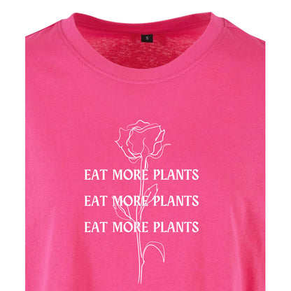 Eat More Plants - Oversized Crop Top
