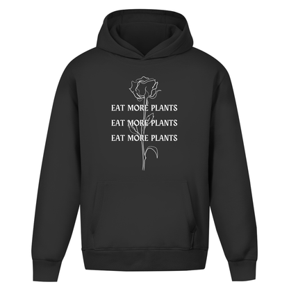 Mangez plus de plantes - Sweat à capuche surdimensionné (unisexe)