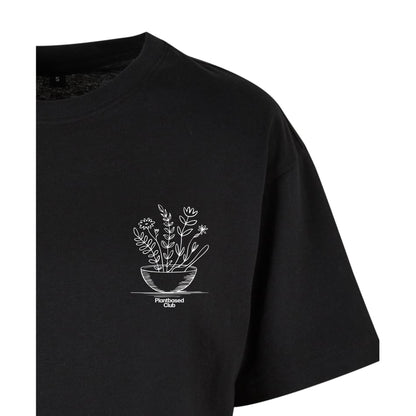 Eat Plants & Bloom - Oversized Crop Top