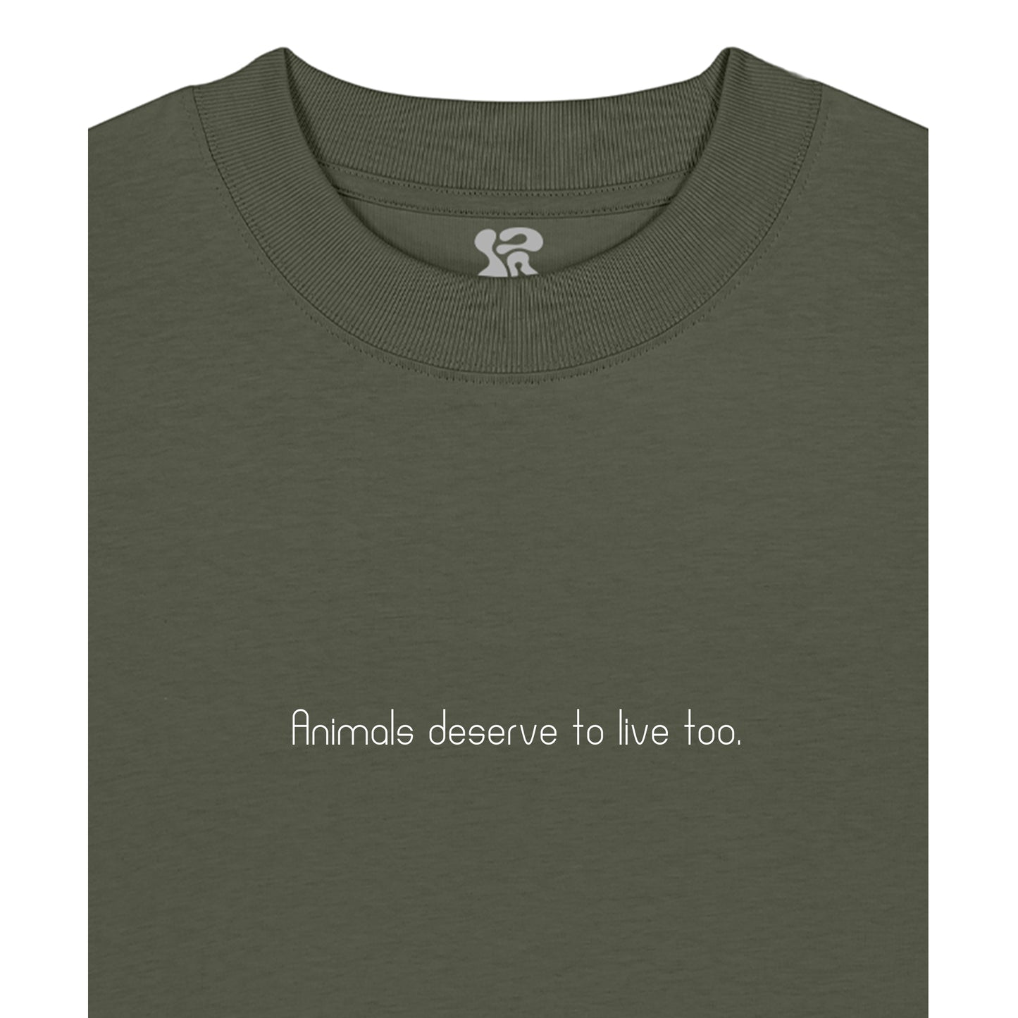 Animals deserve to live too - Oversized T-Shirt