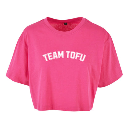 Team Tofu - Oversized Crop Top