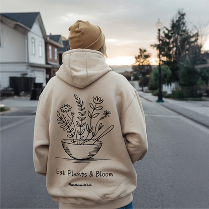 Eat Plants & Bloom - Oversized Hoodie (Unisex)