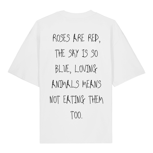 Roses are red... - Bio Oversized T-Shirt (Unisex)