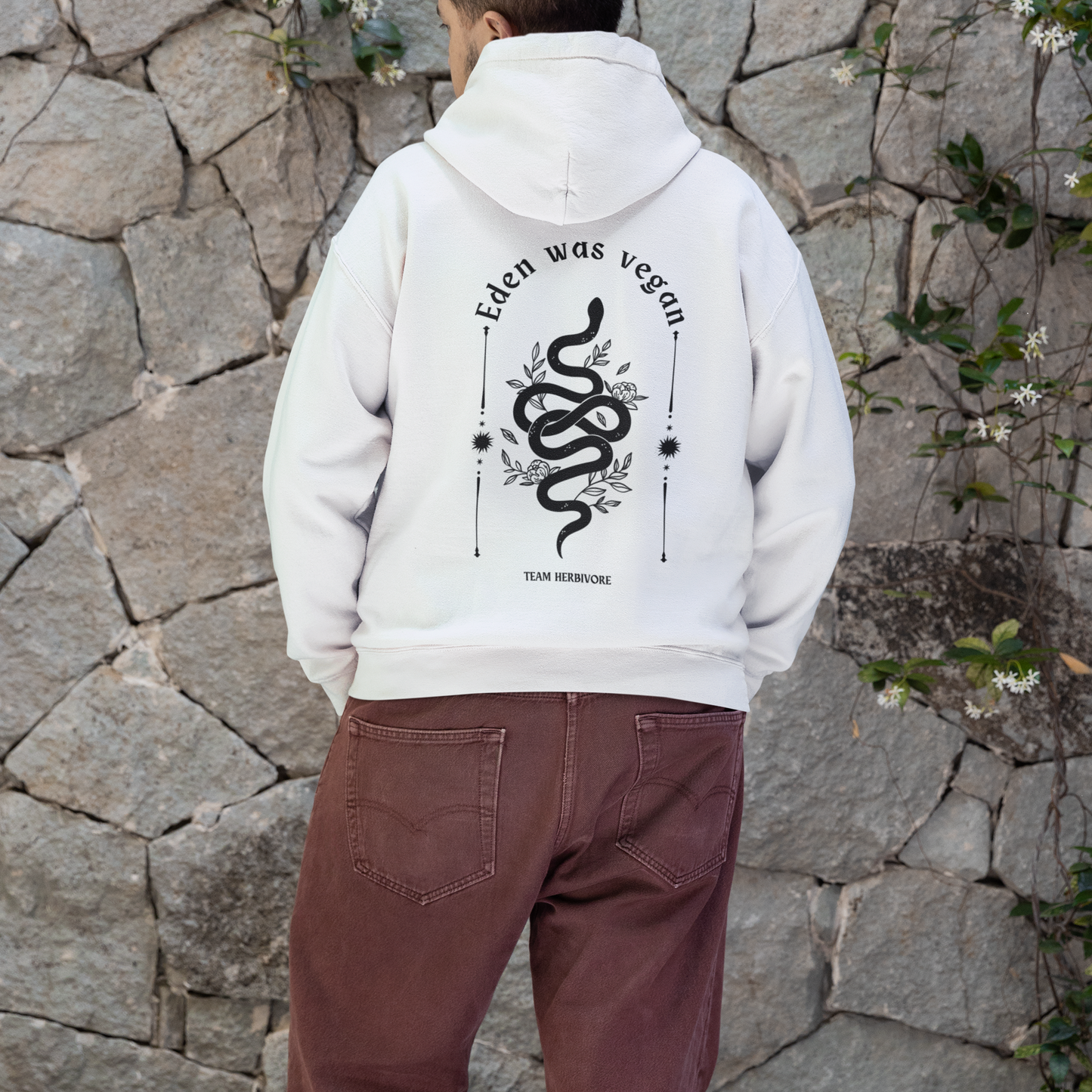 Eden was vegan - Oversized Hoodie (Unisex)