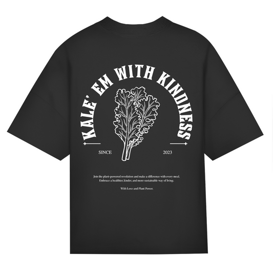 Kale'em with kindness - Bio Oversized T-Shirt (Unisex)
