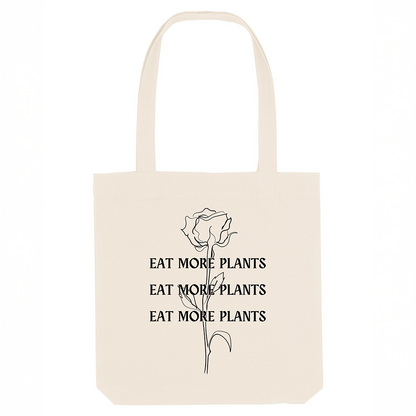 Mangez plus de plantes - Sac fourre-tout bio