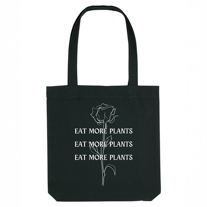 Mangez plus de plantes - Sac fourre-tout bio