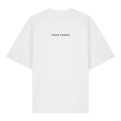Vegan Runner - Organic Oversized T-Shirt (Unisex)