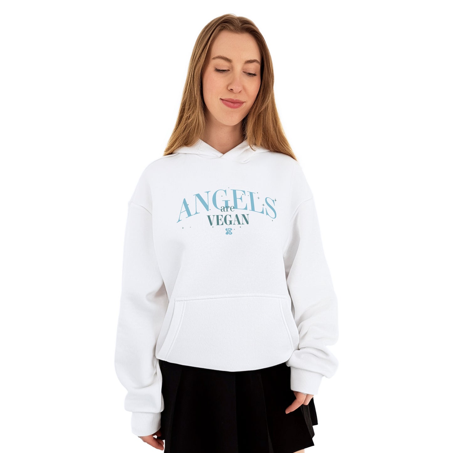 Angels are Vegan - Oversized Hoodie