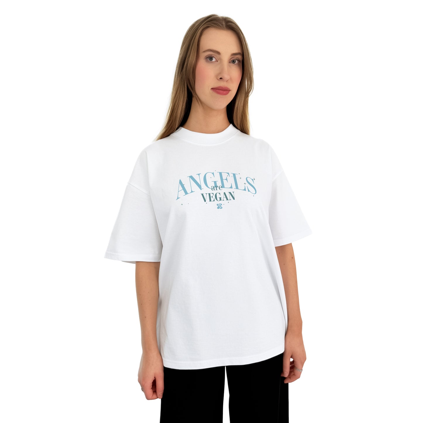 Angels are Vegan - Oversized T-Shirt