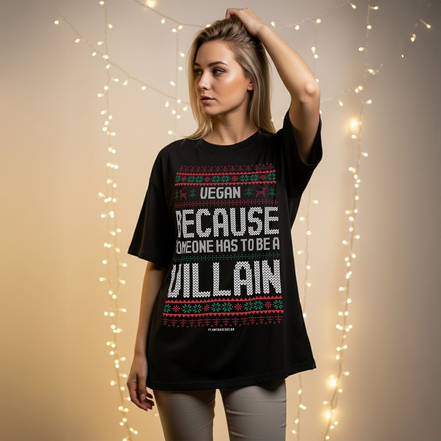 Vegan, Because Someone... - Oversized T-Shirt