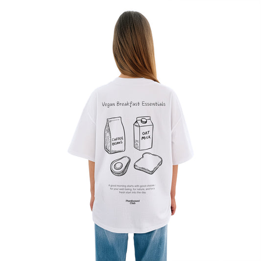 Vegan Breakfast Essentials - Oversized T-Shirt