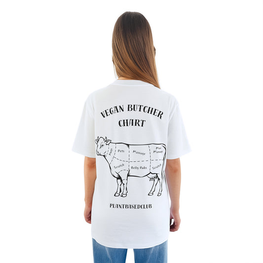 Vegan Butcher Chart - T-Shirt