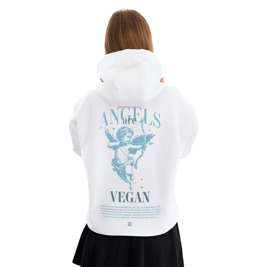 Angels are Vegan - Oversized Hoodie