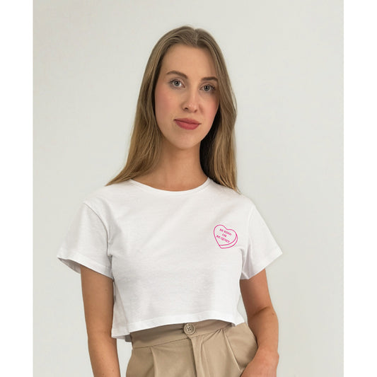 Be Kind or be Quiet - Oversized Crop Top