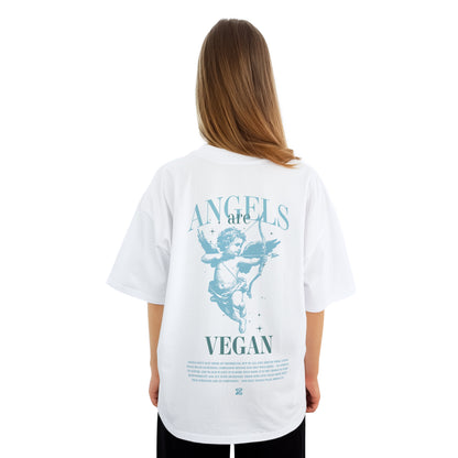 Angels are Vegan - Oversized T-Shirt