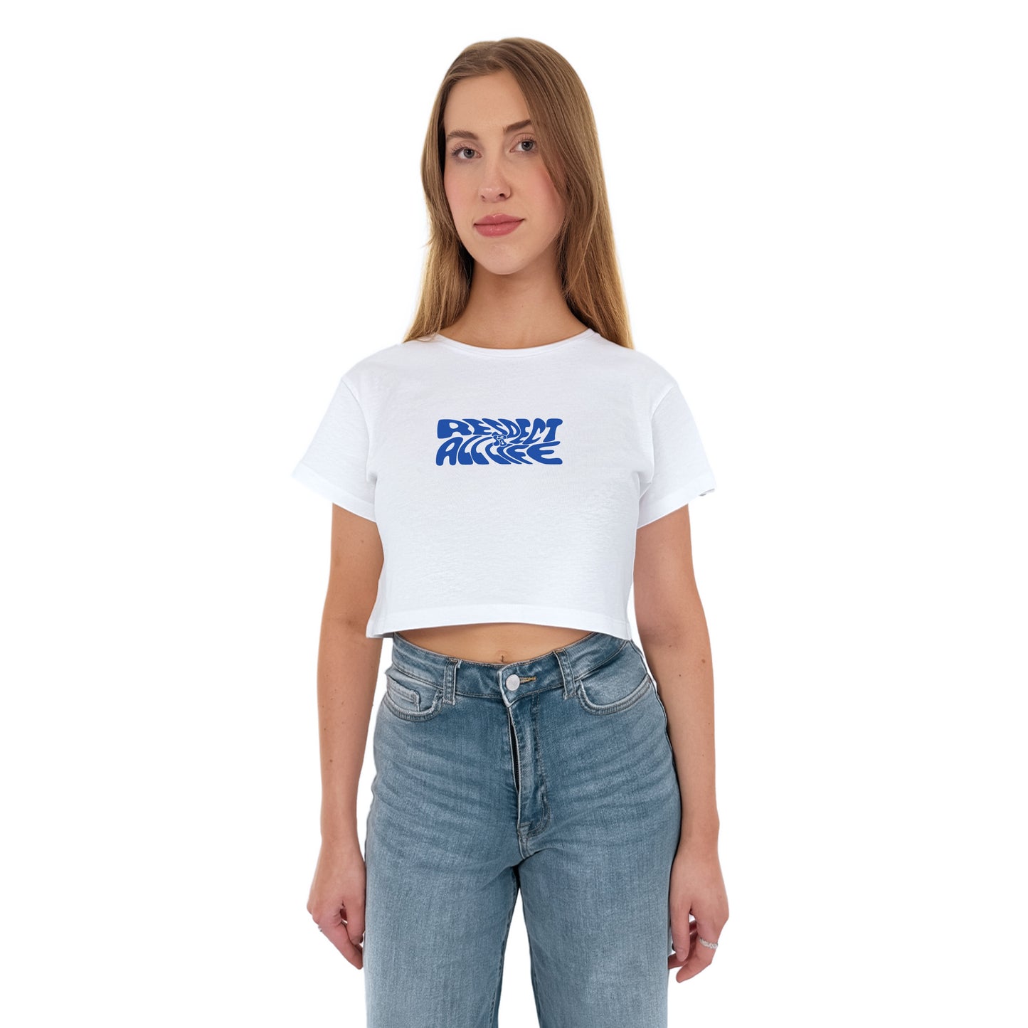 Respect all life - Oversized crop top