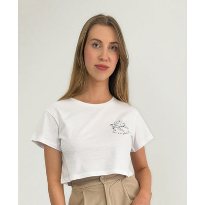 There is no planet B - Oversized Crop Top