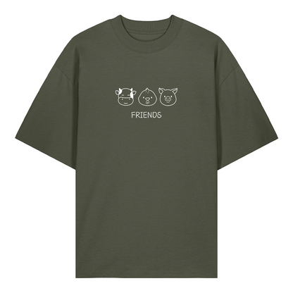 Friends - Organic Oversized T-Shirt (Unisex)