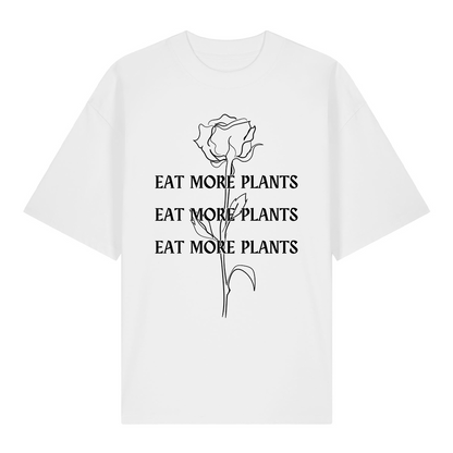 Eat More Plants - Organic Oversized T-Shirt (Unisex)