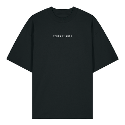 Vegan Runner - Organic Oversized T-Shirt (Unisex)
